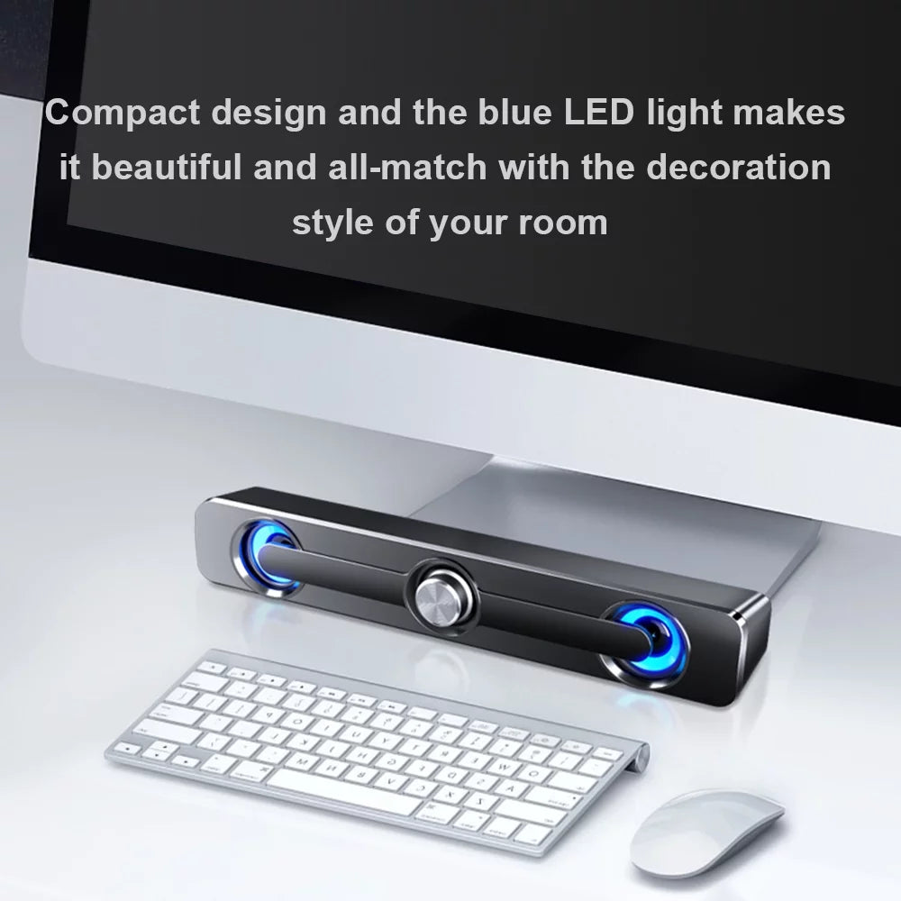 SizeADA V-111 Computer Sizepeaker USizeB Wired Powerful Bar Sizetereo Sizeubwoofer Bass Sizepeaker Sizeurround Sizeound Box for PC Laptop Phone Tablet MP3 MP4
