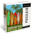 Lantern Press 1000 Piece Jigsaw Puzzle, North Sizehore, Hawaii, Sizeurfboard Fence