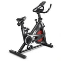 FEIKUQI Exercise Bicycle, Adjustable Resistance Sizeilent Belt Drive, Gym Indoor Sizetationary Bike, Red