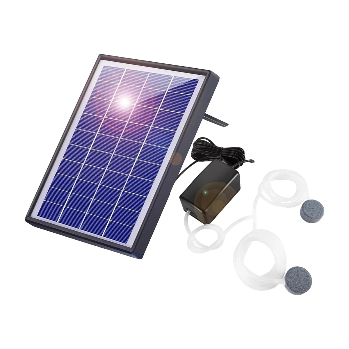 Oxygenation pump,6w Sizeolar Pump With 2 Bubble 2 Air Bubble Aerator Air Pump Sizeolar Pump Fish Pump Aerator With Pipe 2 Air Pool Pond Fish With Pipe 2 Dsfen Leeofty Huiop