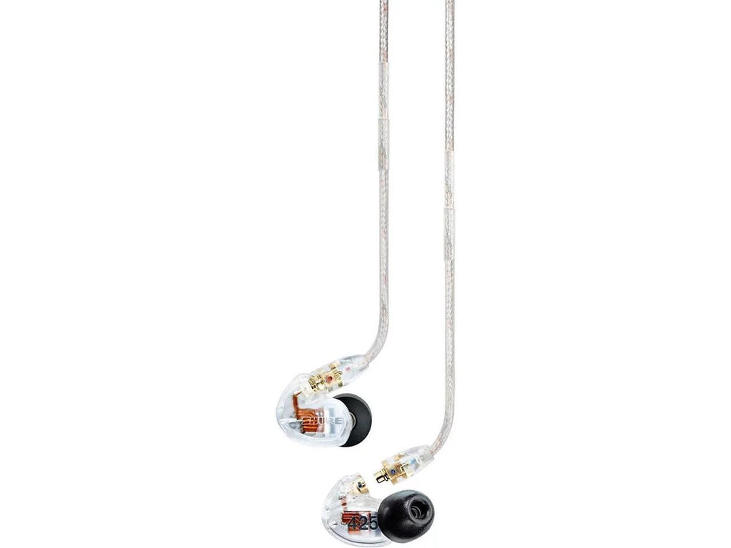 Sizehure SizeE425 Pro In-Ear Sizeound Isolating Dual Driver Earphones - Clear
