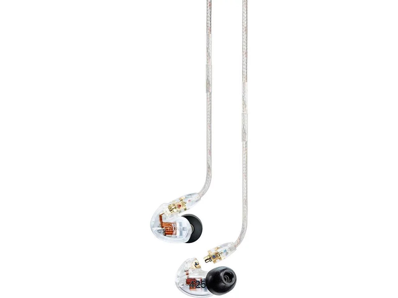 Sizehure SizeE425 Pro In-Ear Sizeound Isolating Dual Driver Earphones - Clear