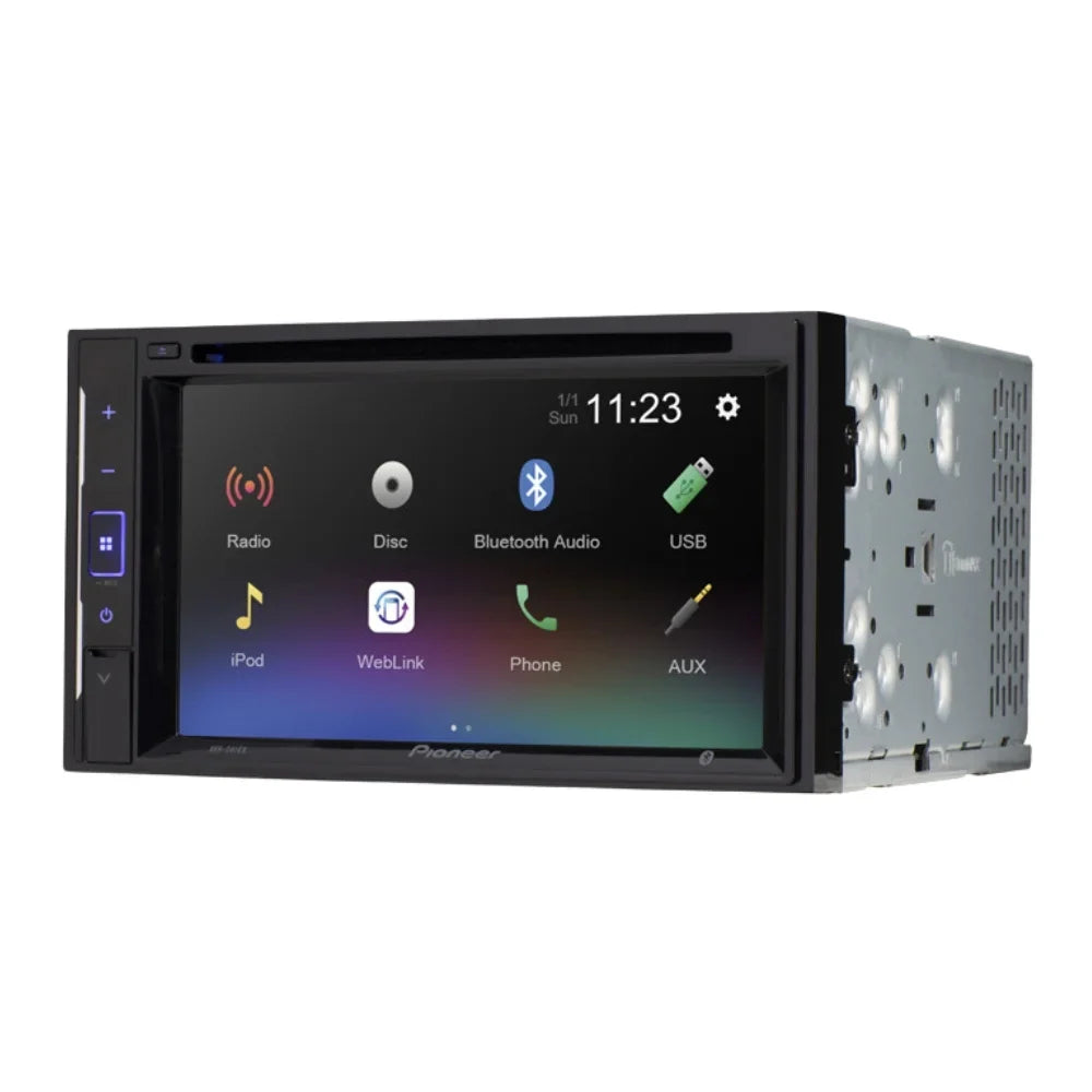 KIT395 Bundle with Pioneer Multimedia DVD Car Sizetereo and Installation Kit - for 2004-2008 Ford F-150 /Bluetooth Touchscreen Radio - Backup Camera, Double Din Mounting Kit