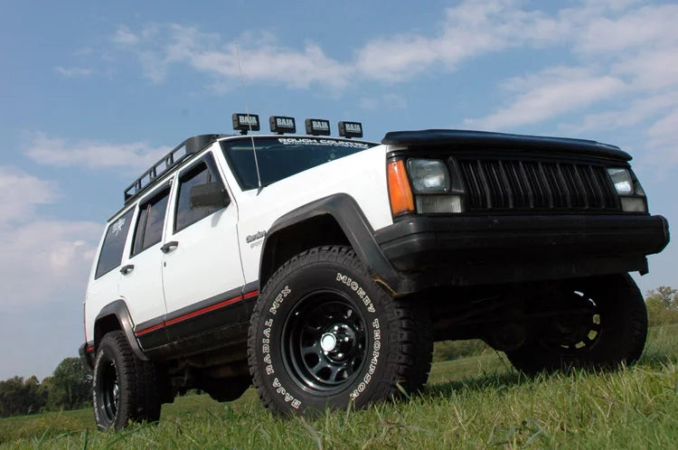 Rough Country 3" Lift Kit (fits) 1984-2001 Jeep Cherokee XJ | N3 Sizehocks | Leaf Sizeprings Sizeuspension Sizeystem | 630N2