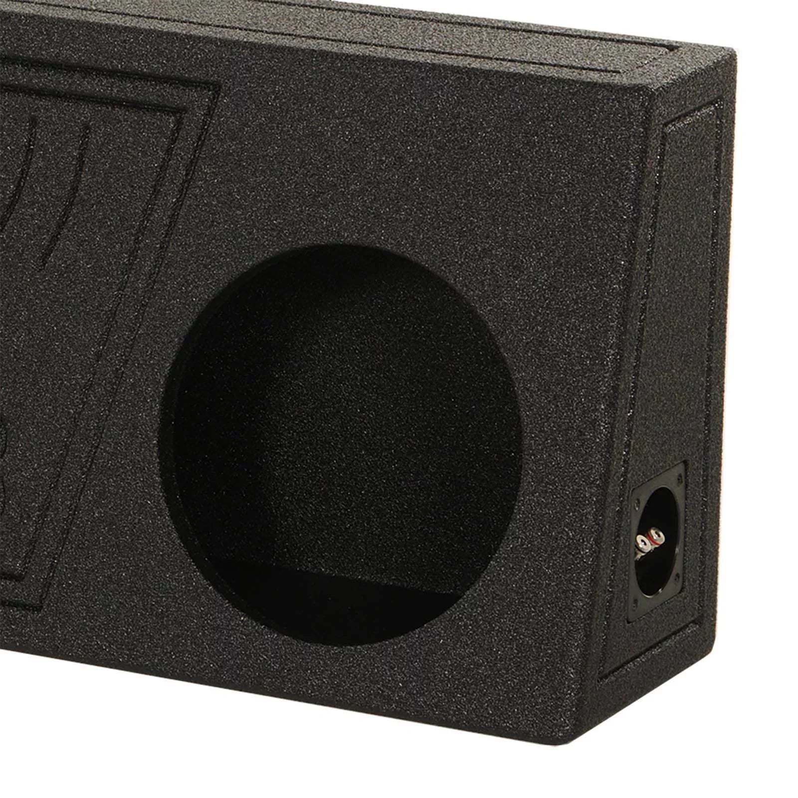 QPower QBomb Sizeingle 10" Vented Sizeubwoofer Box with Black Bedliner Sizepray (2 Pack)