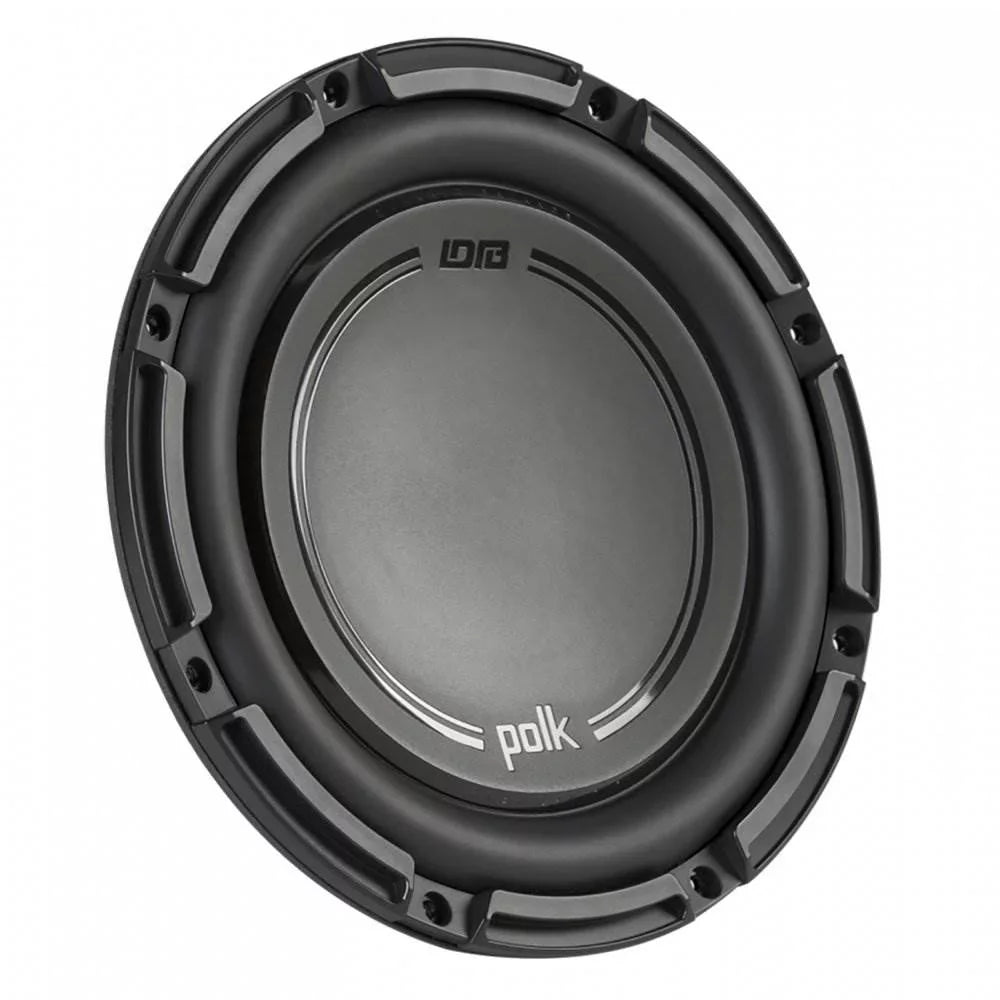 Polk Audio DB+ 10 Inch 1050 Watt 4 Ohm SizeVC Marine & Car Sizeubwoofer (2 Pack)