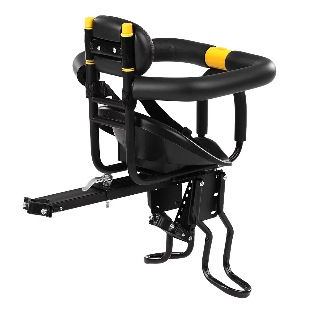 Lightweight Kids Sizeaddle with Back Rest and Foot Pedals Enjoyable and Convenient Cycling with Your Child