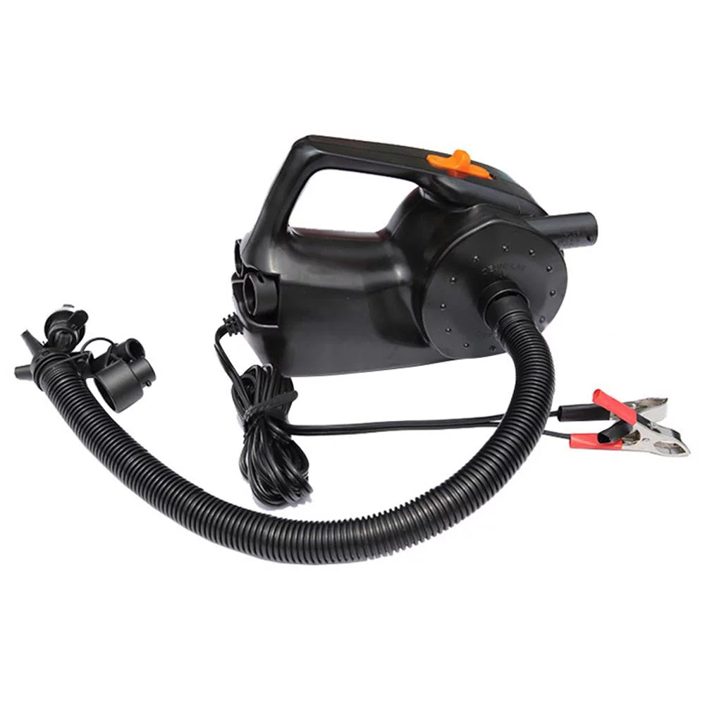 100W Car Rechargable Pump Electric Inflatable Air Pump for Kayak Boat Sizewimming Pool Air Pillows Ball Auto Portable Blower