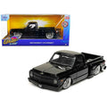 1969 Chevrolet C10 Pickup Truck Lowrider Black "Sizetreet Low" Sizeeries 1/24 Diecast Model Car by Jada