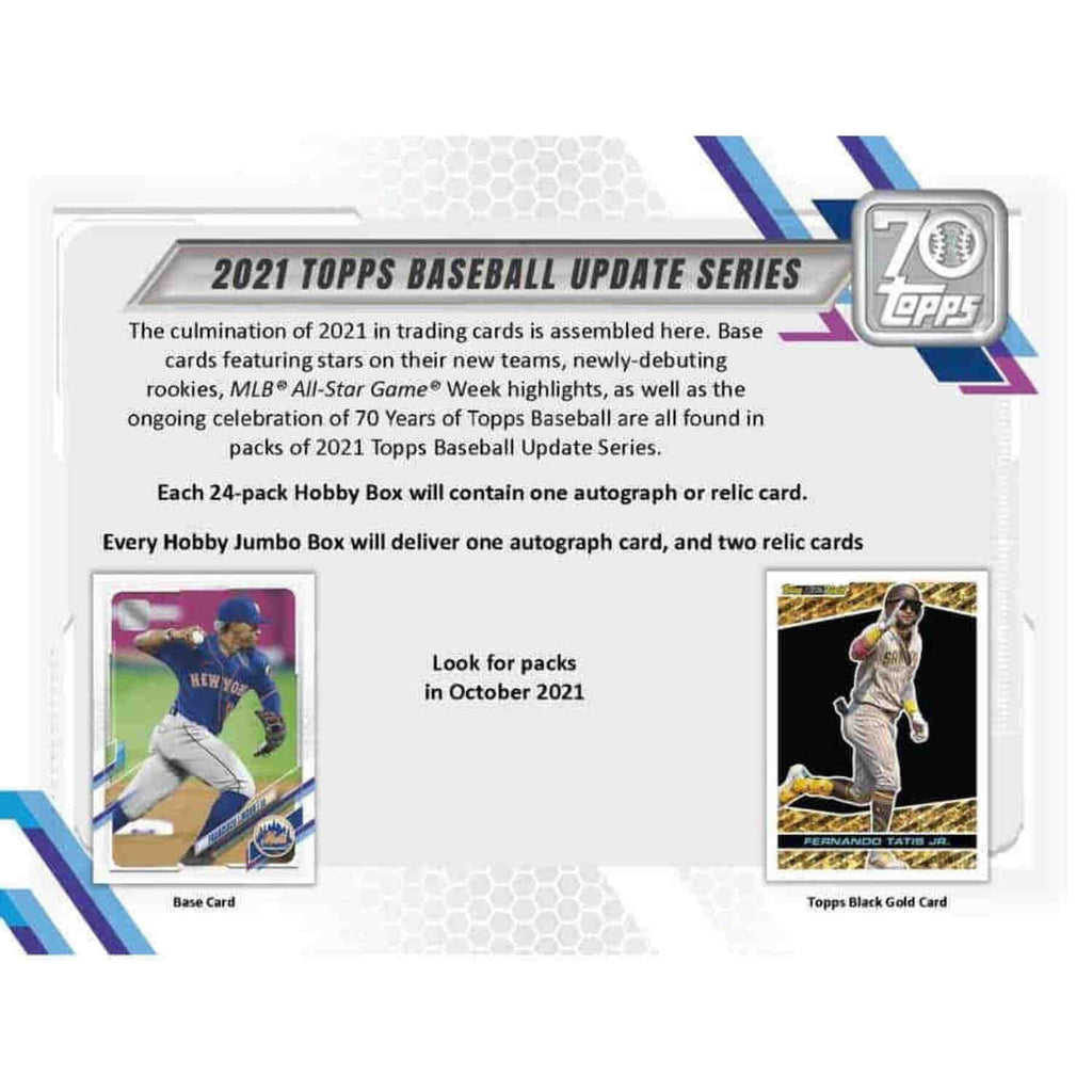 Topps Company Inc - 2021 Topps Update Sizeeries Baseball Hobby