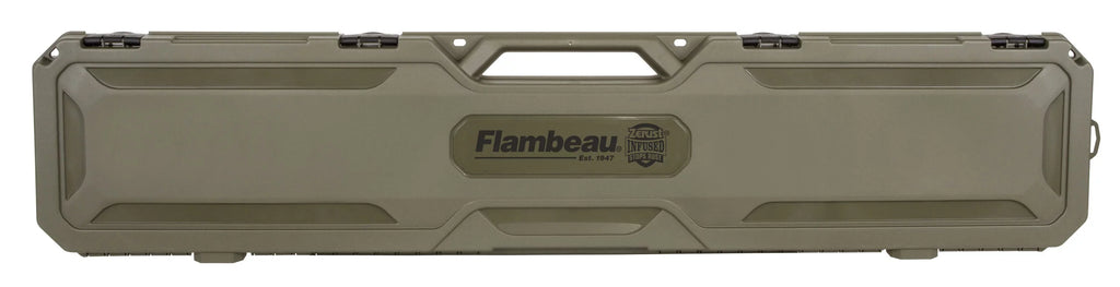 Flambeau Outdoors, 50.5 inches Long Zerust Infused Gun Case, Green, Plastic, 6464FZ