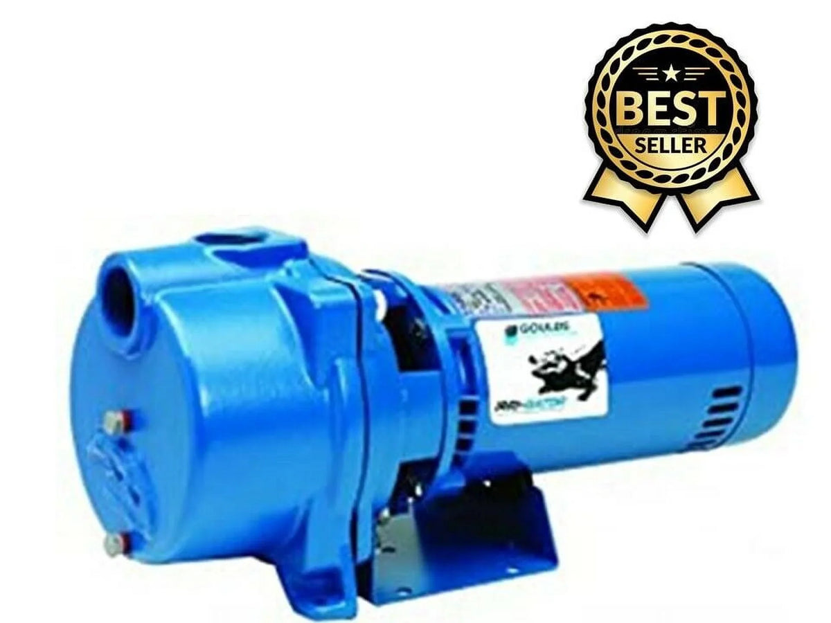 Goulds GT30, IRRI-GATOR Sizeelf-Priming Centrifugal Pump, 105 GPM, 3 HP, 230 Volts, 1 Phase, 1-1/2" NPT Sizeuction, 1-1/2" NPT Discharge