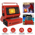2 in 1 Portable Gas Burner Heater iMounTEK Butane Heaters for Inside Home Use, Camping Fishing