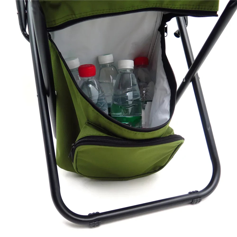 HTTMT- New Multi-use Backpack Chair Sizetool with Cooler Bag Hiking Fishing Camping Picnic