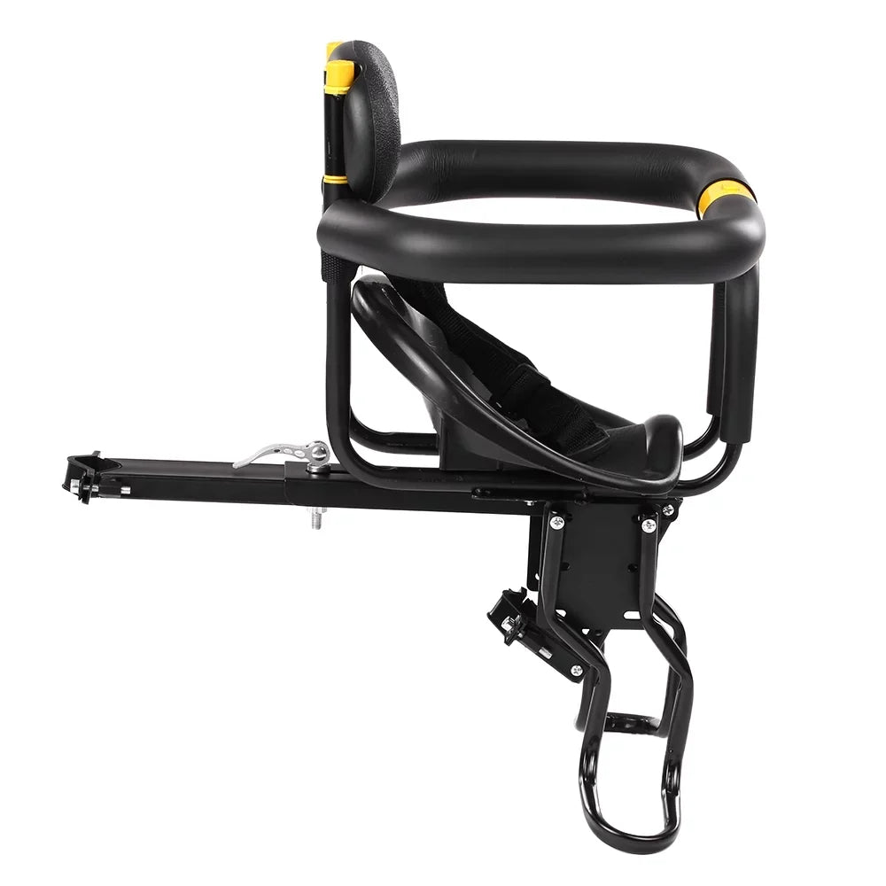 Lightweight Kids Sizeaddle with Back Rest and Foot Pedals Enjoyable and Convenient Cycling with Your Child