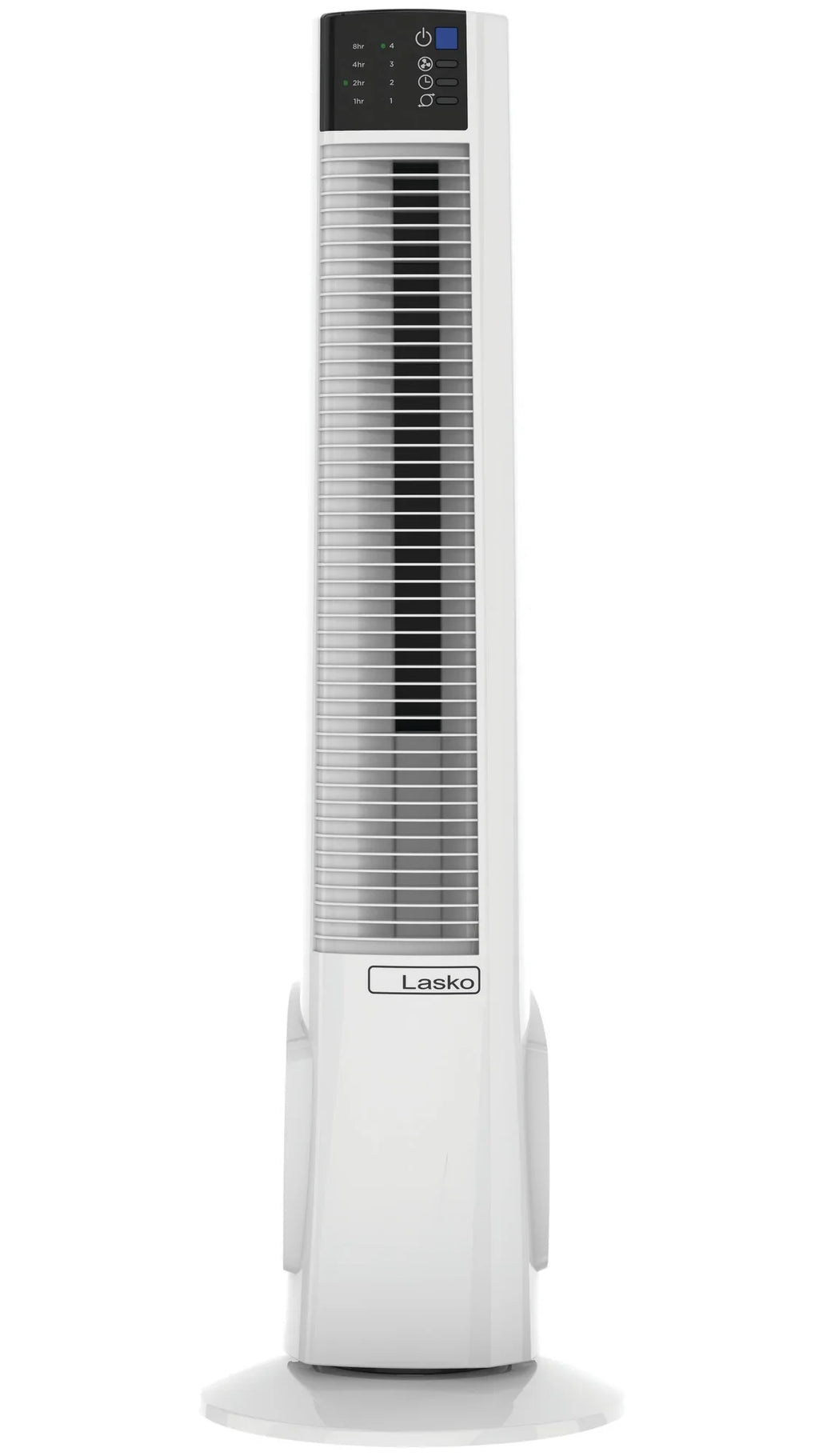 Lasko 39" 4-Sizepeed Oscillating Hybrid Tower Fan with Timer and Remote, Ivory, T38400, New