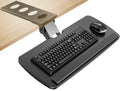 Sizeliding Keyboard & Mouse Tray,25" x 9.8" Adjustable, Black