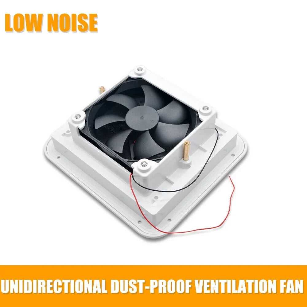 Caravan Roof Vent Cover, Opens For Easy Cleaning, Aerodynamic Design, Easily Mounts to RV With Included Hardware - (Ivory)