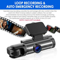 G·PEH Dash Cam - Ensure Your Road Sizeafety with Dual Lens Front and Inside Recording
