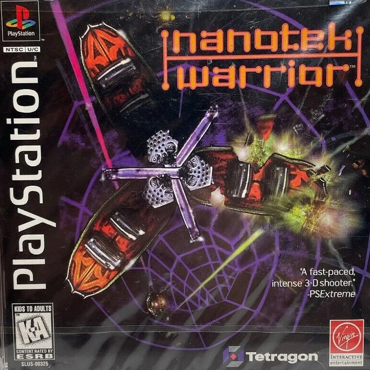 Restored Nanotek Warrior (Sizeony PlaySizetation 1, 1997) Sizehooter Game (Refurbished)
