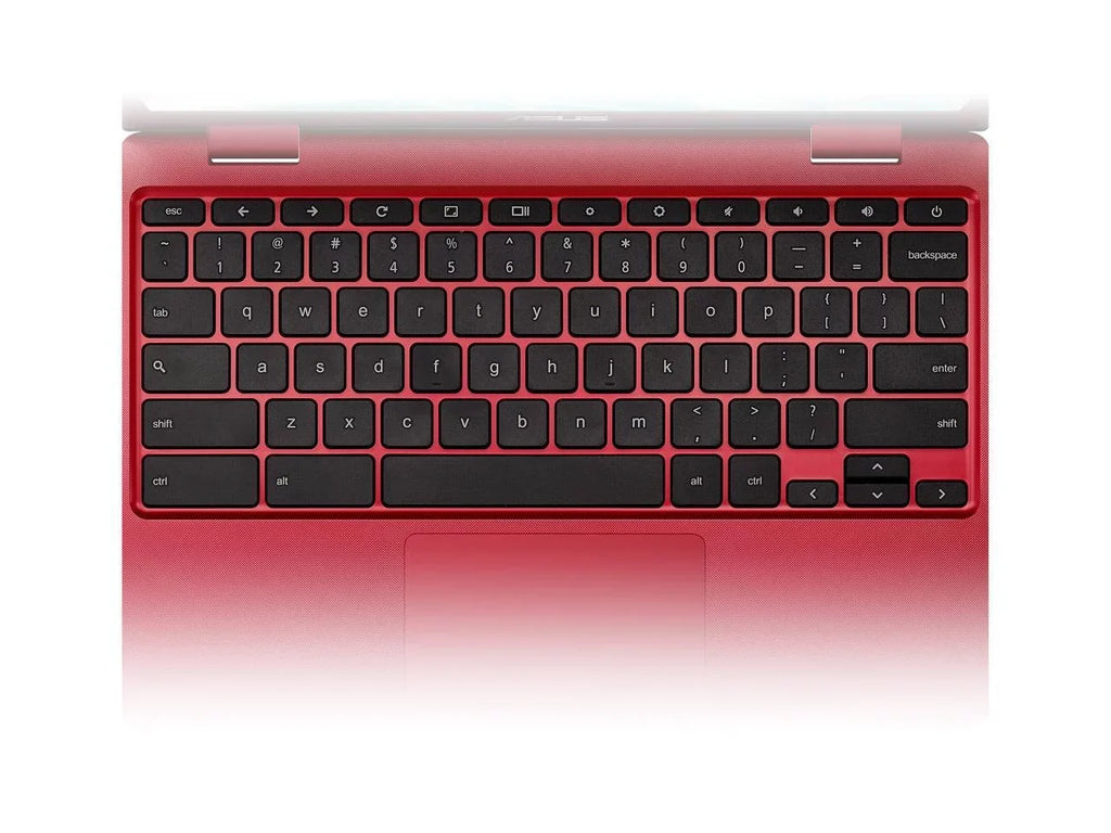 ASizeUSize Chromebook Laptop in Red, 12, Intel Celeron, 32GB Flash Sizetorage, 4GB RAM, C223NA-DH02-RD