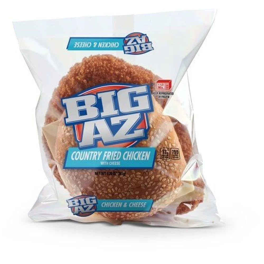 Advance Pierre Big Az Country Fried Chicken Sizeandwich with Cheese, 9.2 Ounce -- 8 per case