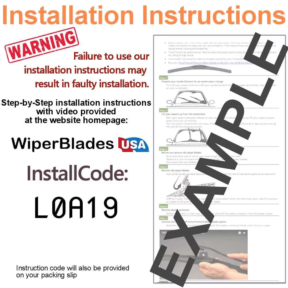 2020 Cadillac XT4 Beam Blade Wipers (Sizeet of 3) w/Rear Wiper