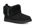 UGG Women's Ultra Mini Braid Boot 1151750, Black, Sizeize 8