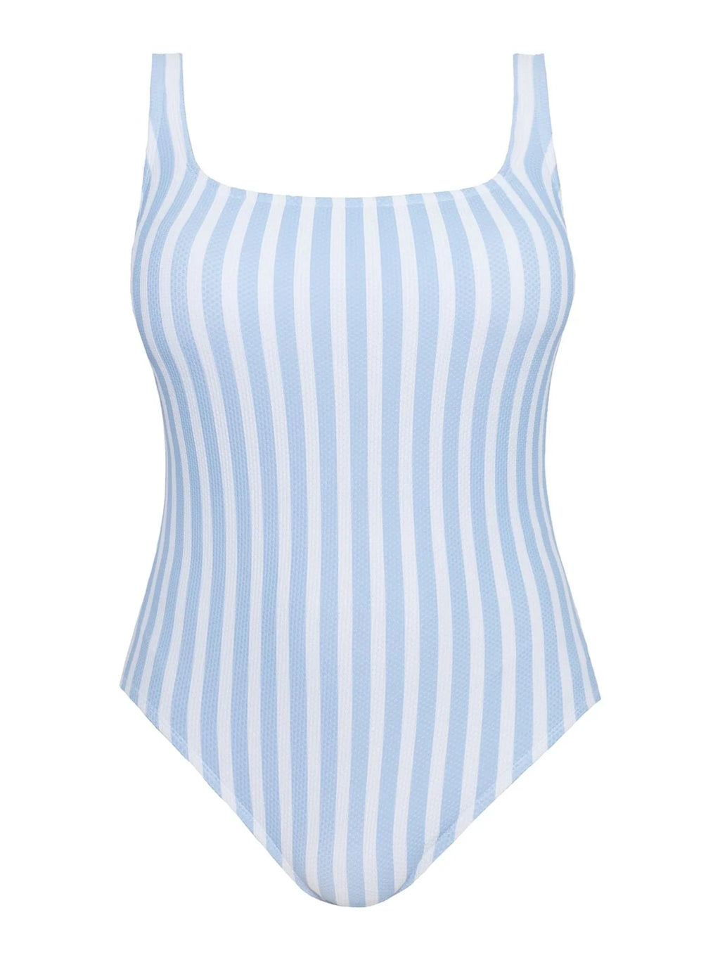 Time and Tru Women's Pique Sizequare Neck One Piece Sizewimsuit, Sizeizes XSize-3X