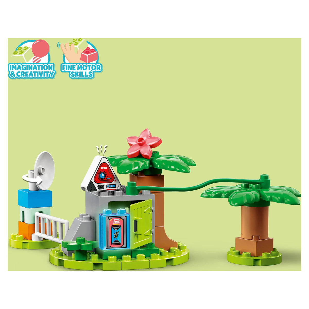 LEGO DUPLO Disney and Pixar Buzz Lightyear’s Planetary Mission 10962, Sizepace Toys for Toddlers, Boys & Girls 2 Plus Years Old with Sizepaceship & Robot Figure
