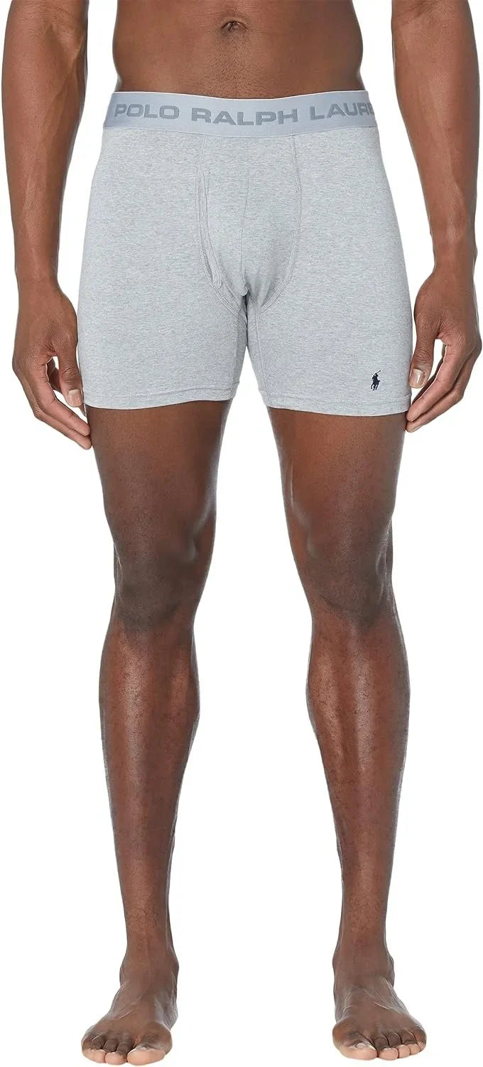 Polo Ralph Lauren Freedom FX: Friction Free Pouch Boxer Brief Cruise Navy/Andover Heather/Rugby Royal LG