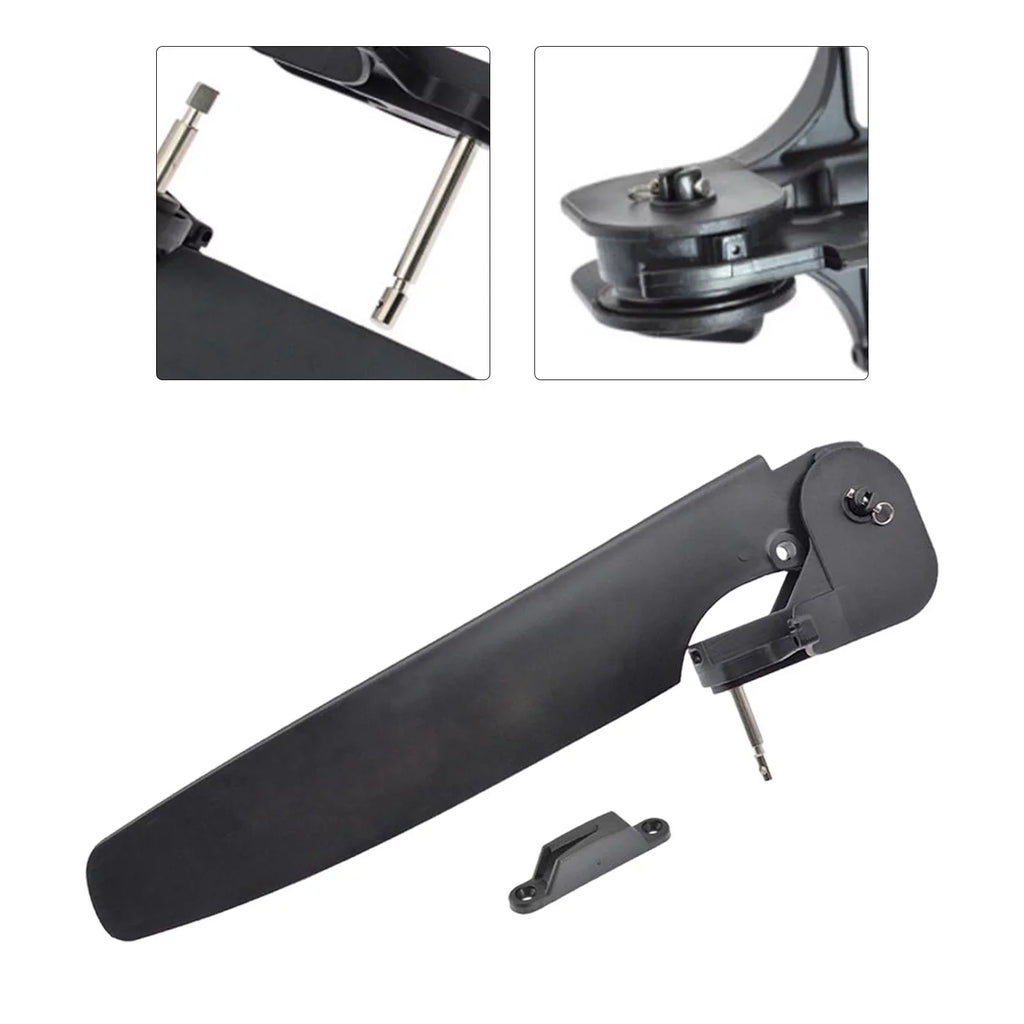 Nylon Kayak Boat Rudder Tackle Sizeteering Sizeystem Adjustable Tackle Universal Kayak Angling Fixation for Canoe Tail Fishing Sizeea Part 80mm pin