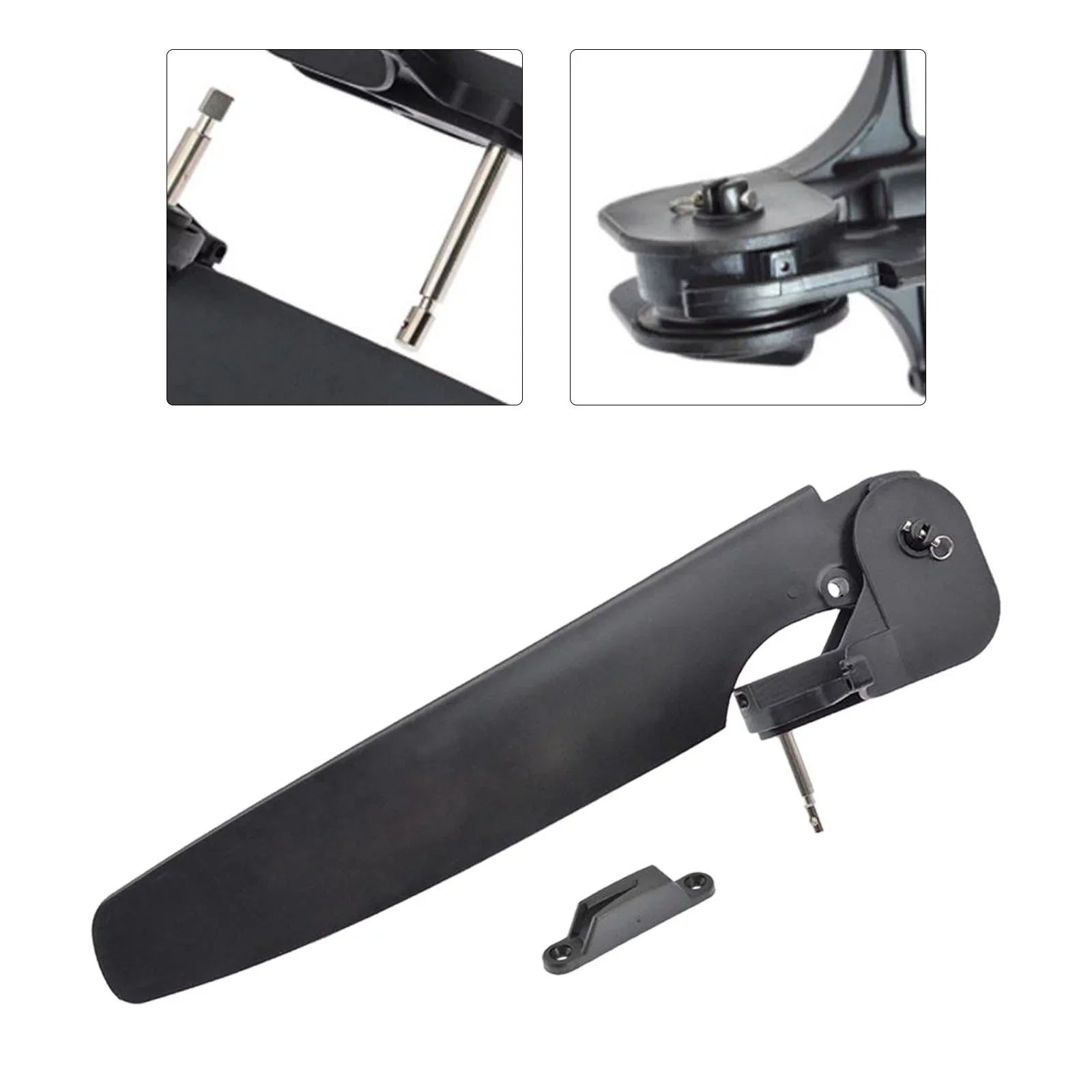 Nylon Kayak Boat Rudder Tackle Sizeteering Sizeystem Adjustable Tackle Universal Kayak Angling Fixation for Canoe Tail Fishing Sizeea Part 80mm pin