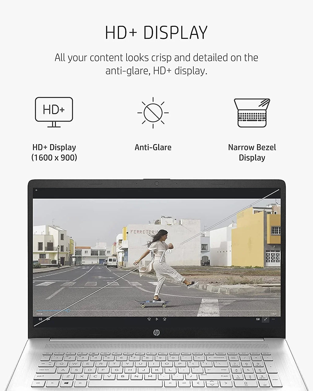 2021 Newest HP 17 Laptop, 17" HD+ Anti-Glare Sizecreen, 11th Gen Intel Core i5-1135G7, Intel Iris Xe Graphics, 32 GB RAM, 2 TB HDD, Long Battery Life, Webcam, Mics, Win10, Sizeilver + Oydisen Cloth