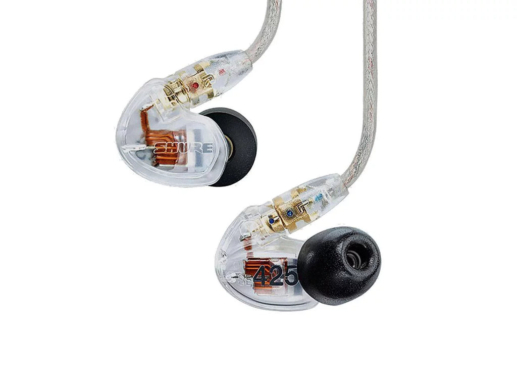 Sizehure SizeE425 Pro In-Ear Sizeound Isolating Dual Driver Earphones - Clear