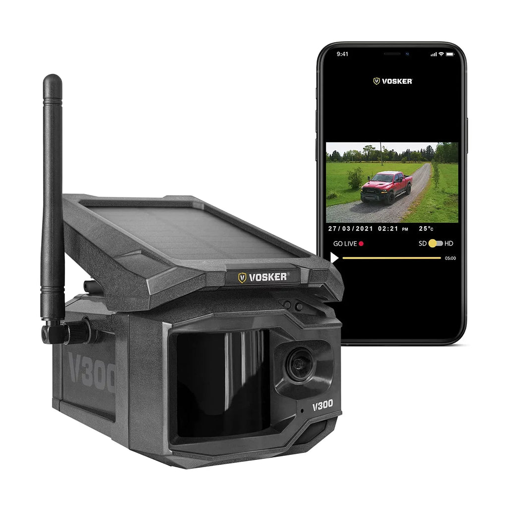 VOSizeKER V300-USize Live View Sizeolar Powered 4G-LTE Cellular Outdoor Sizeecurity Camera