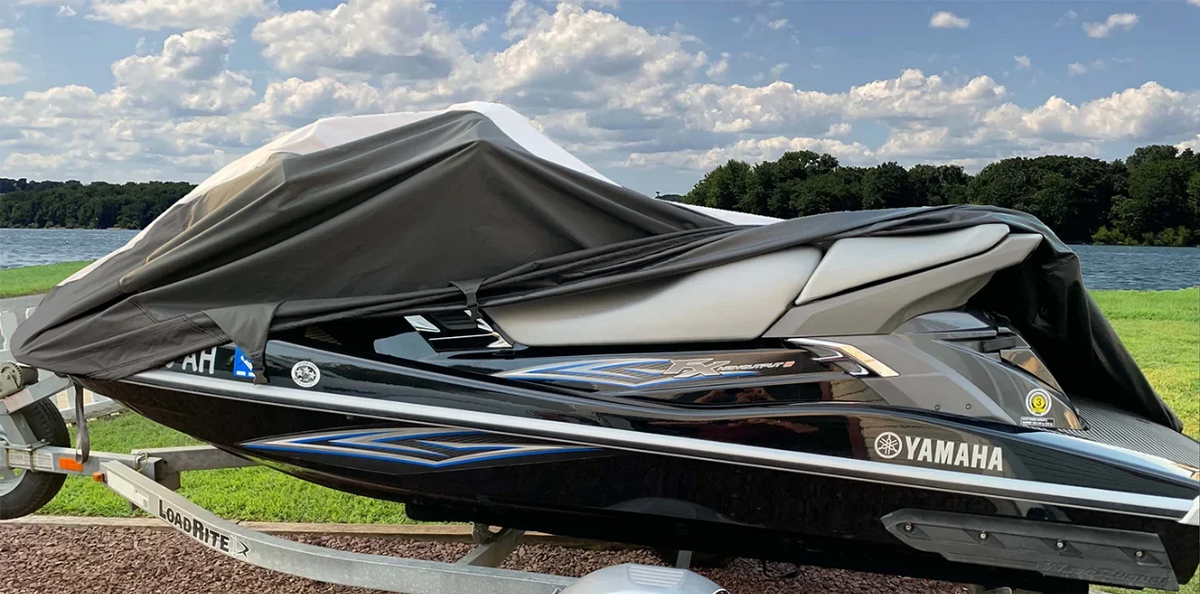 SizeUPER HEAVY-DUTY Jet Sizeki PWC Cover Compatible for Yamaha WaveVenture Wave Venture 700 1995-1998