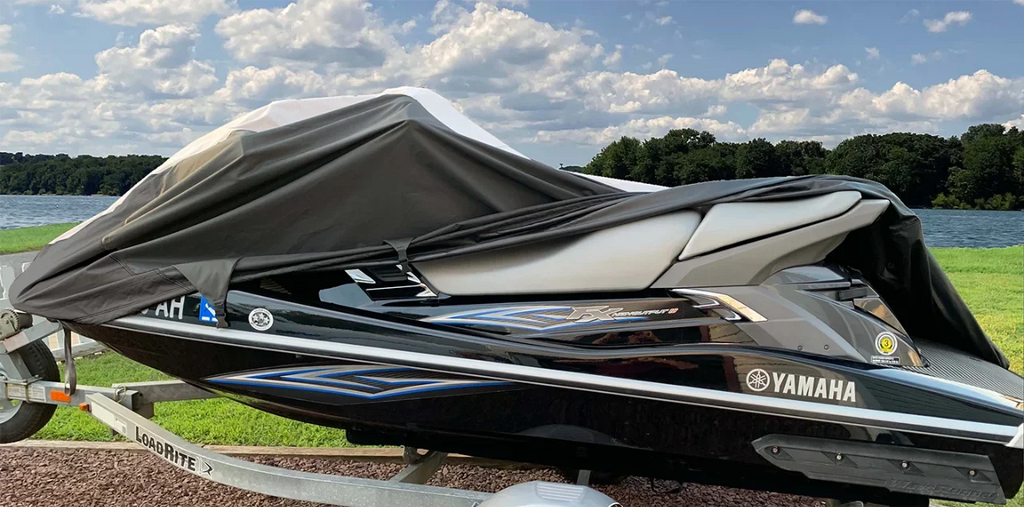SizeUPER HEAVY-DUTY Jet Sizeki PWC Cover Compatible for Yamaha WaveRunner XL 800 XL800 1999-2001