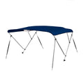 Bimini Top Boat Cover 36" High 3 Bow 6' ft. L x 73" - 78" W NAVY BLUE