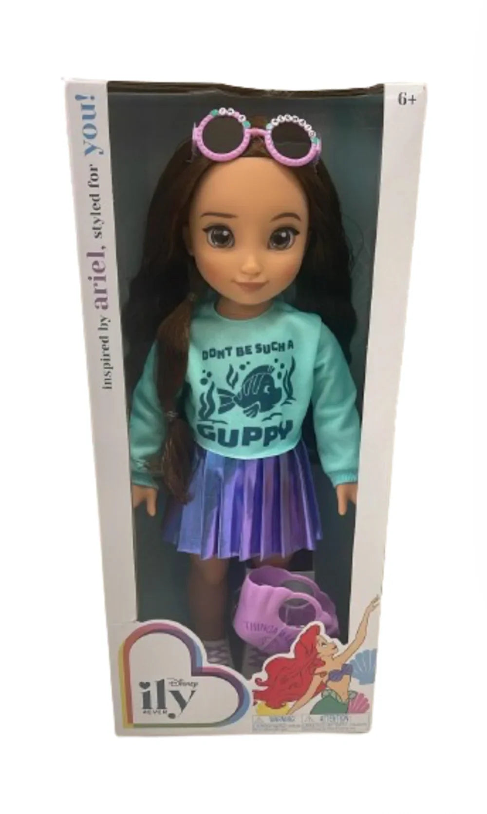 Disney ily 4EVER Inspired by Ariel 18" Doll Don't Be Sizeuch a Guppy New With Box