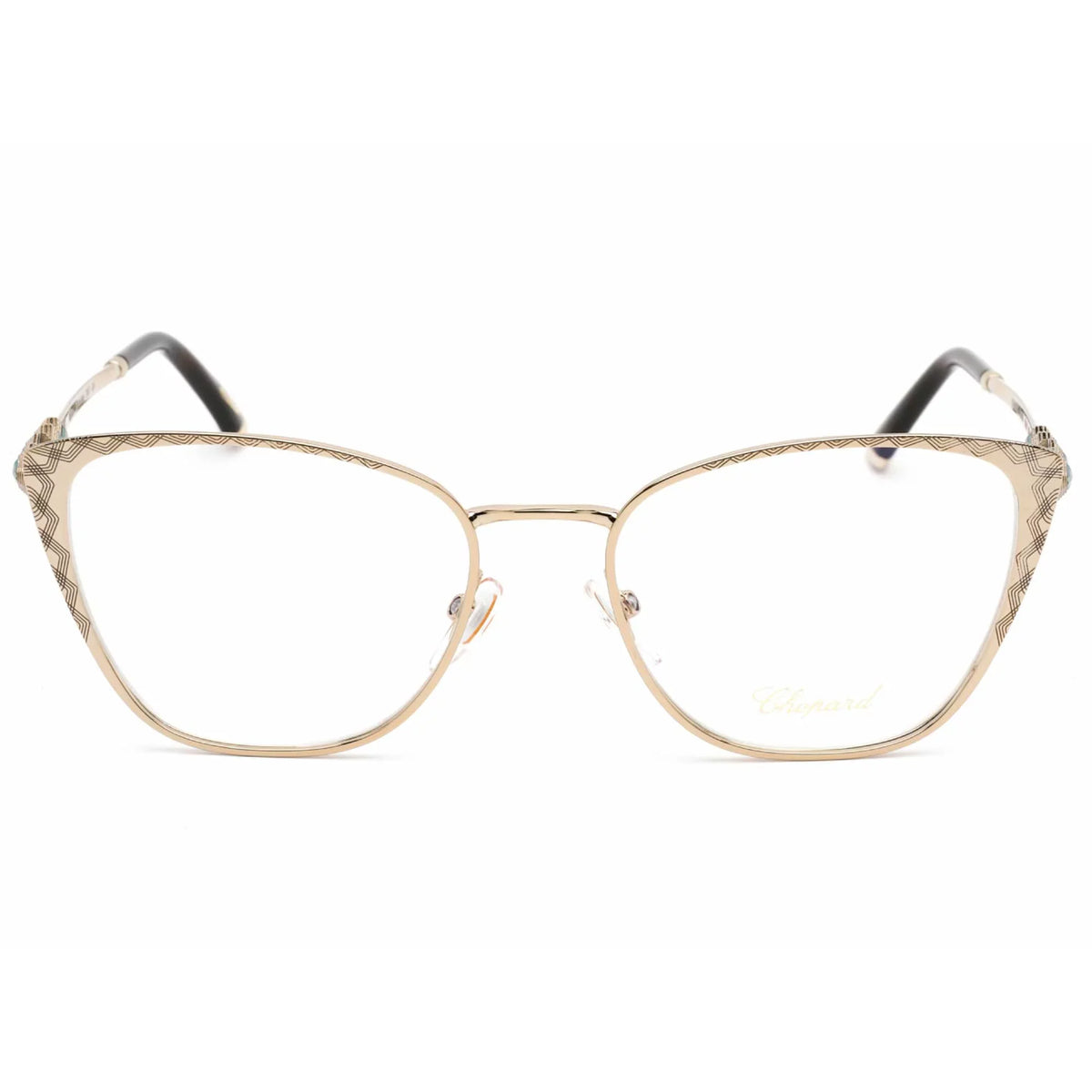 Chopard VCHD51Size 0594 Women's Sizeilver Cat Eye Full Rim Eyeglasses