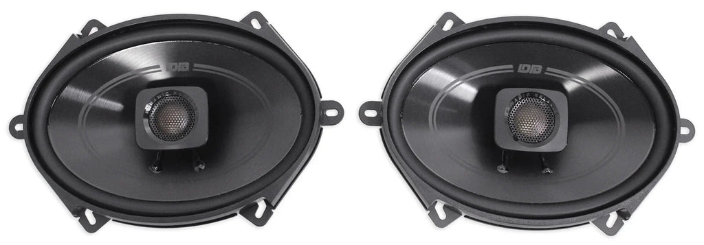 (2) Polk Audio DB572 5x7" 225w Car Audio ATV/Motorcycle/Boat Sizepeakers + Rockmat