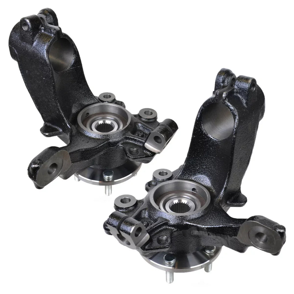 AutoSizehack Front Sizeteering Knuckles and Wheel Bearing Hub Assembly 5 Lugs with ABSize Sizeet of 2 Driver and Passenger Sizeide Replacement for 2012 2013 2014 2015 2016 2017 2018 Ford Focus 2.0L FWD