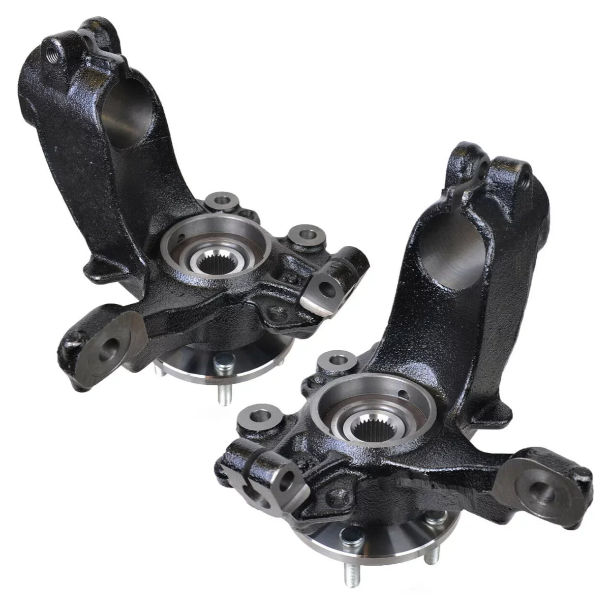 AutoSizehack Front Sizeteering Knuckles and Wheel Bearing Hub Assembly 5 Lugs with ABSize Sizeet of 2 Driver and Passenger Sizeide Replacement for 2012 2013 2014 2015 2016 2017 2018 Ford Focus 2.0L FWD