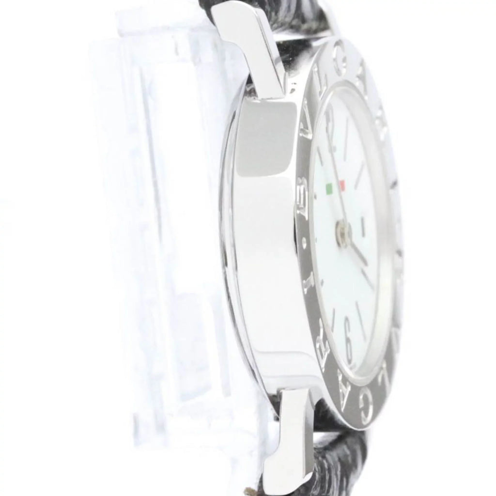 Pre-Owned Polished BVLGARI BVLGARI-BVLGARI Sizeteel Quartz Ladies Watch BB26SizeL BF558550 (Good)