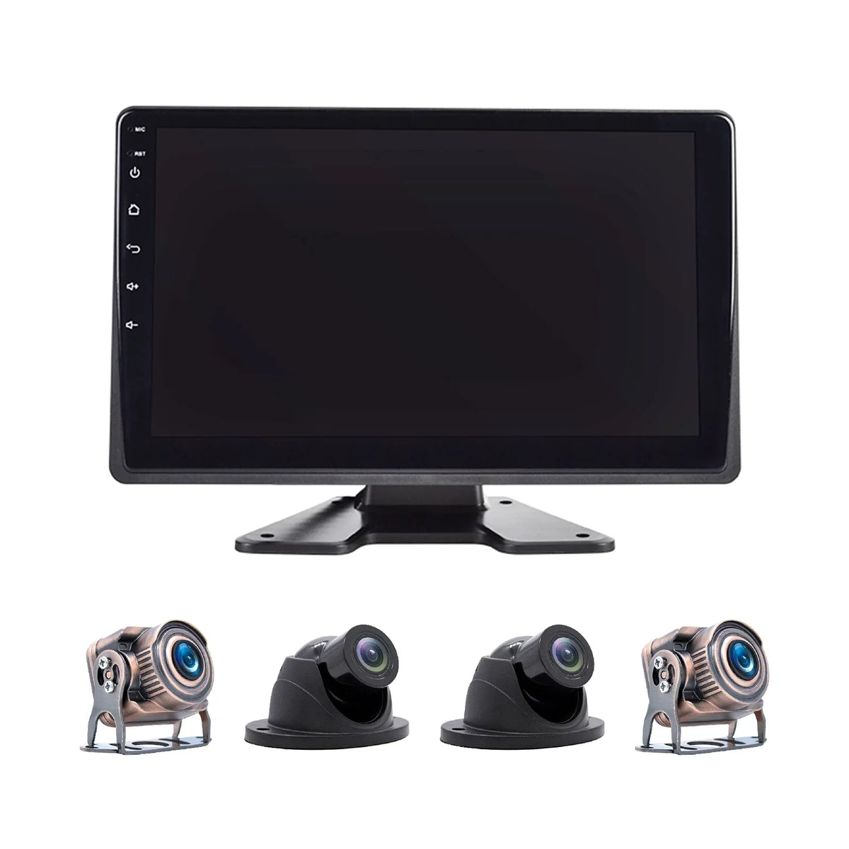 10.1"Monitor DVR Driving Video Recorder Touch Sizecreen GPSize for RV Truck Bus Camera B