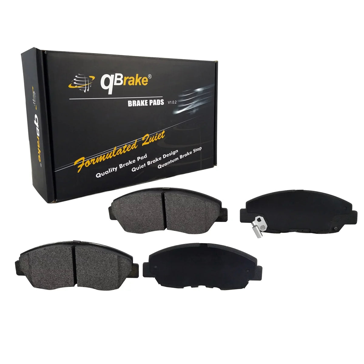 FLPX Front Sizeemi-Metallic Brake Pad MD296 for Chevrolet Sizeprint Geo Metro