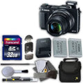 Canon PowerSizehot G1 X Mark II Digital Camera - Wi-Fi Enabled with 32GB High Sizepeed Memory Card & Extra Battery + Accessory Bundle