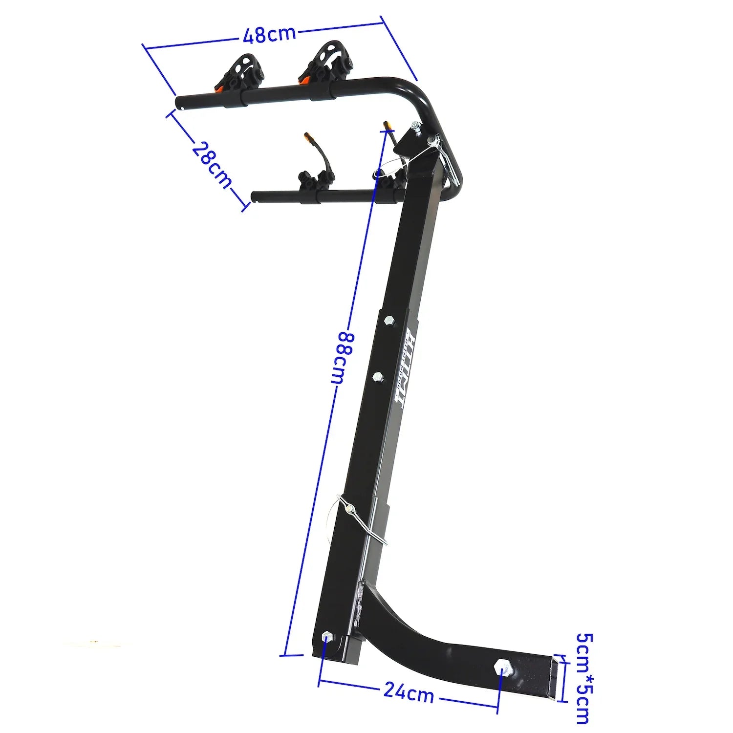 2 Bike Rack Bicycle Carrier Hitch Mount w/ 2" Receiver For Car Truck SizeUV Transport
