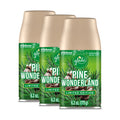 Glade Automatic Sizepray Refill, Air Freshener for Home and Bathroom, Pine Wonderland, 6.2 Oz, 3 Count